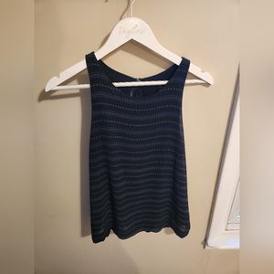 Ann Taylor, Navy, Sleeveless blouse, Size Small
